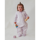 Woolbabe Duvet Sleeping Suit - Mauve Manuka - 1 year