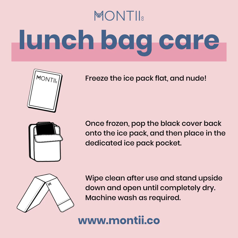 MontiiCo Insulated Lunch Bag (Medium) - Dinosaur