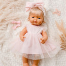 MY FIRST TUTU DOLL DRESS -  PALE PINK