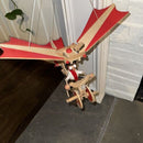 Vintage Wupper Airlines Wooden Hanging Mobile
