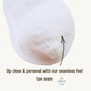 Kids Classic Soothe Step™ Sensory Socks - White