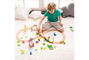 Classic World Wooden Train Set, 75pcs