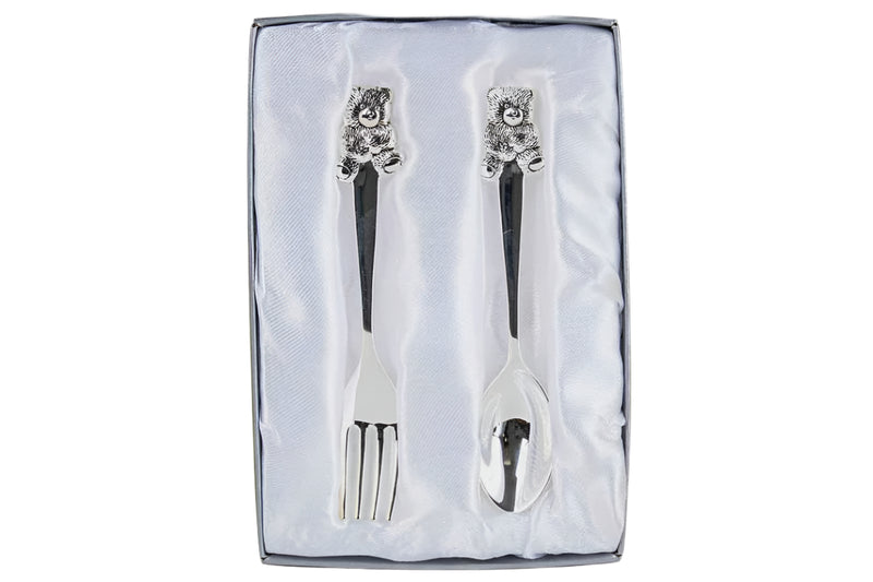 Silver Plate Spoon And Fork Cutlery Set