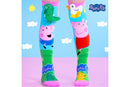 Madmia Peppa Pig & George Over Knee-High Socks Long Unisex Kids One Size 6-99y