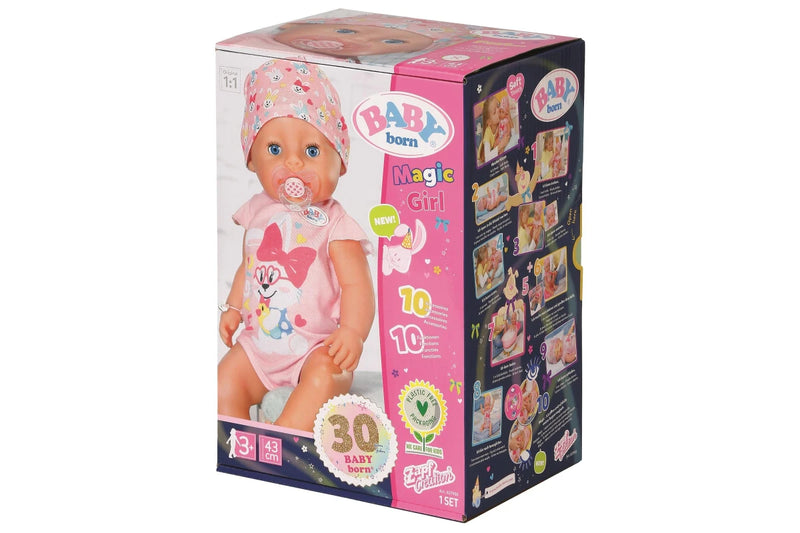 Baby Born: Magic Girl - 43cm Baby Doll (Caucasian)