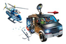 Playmobil: City Action - Helicopter Pursuit with Runaway Van (70575)