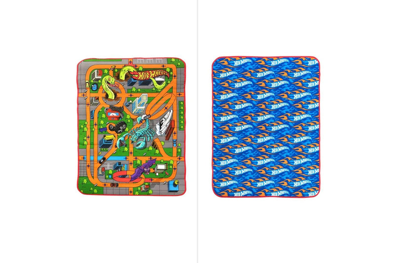 Hot Wheels 115 X 85cm Reversible Foam Playmat