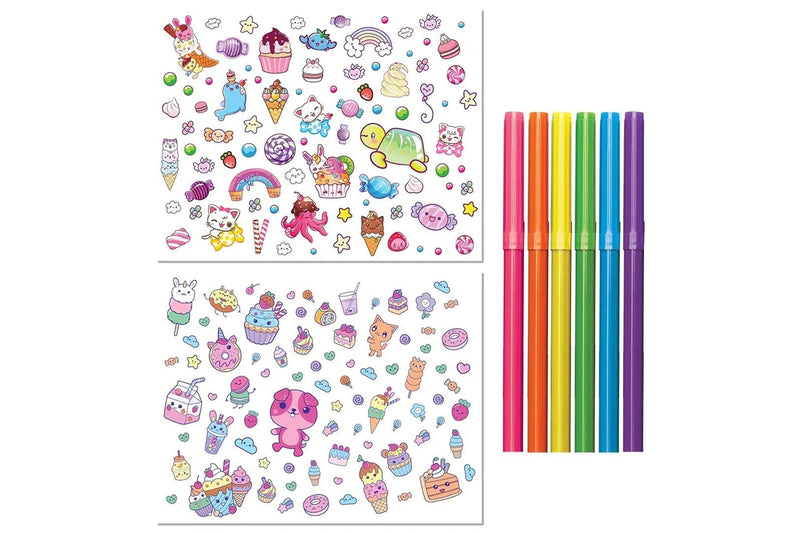 Kaleidoscope: Lap Desk Colouring Set - Sweet Treats