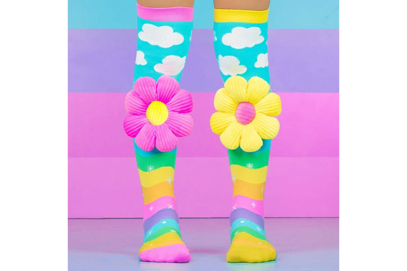 Madmia Flower Power Over Knee-High Socks