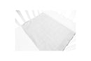 Brolly Sheets \ Cot Pad with Wings - White