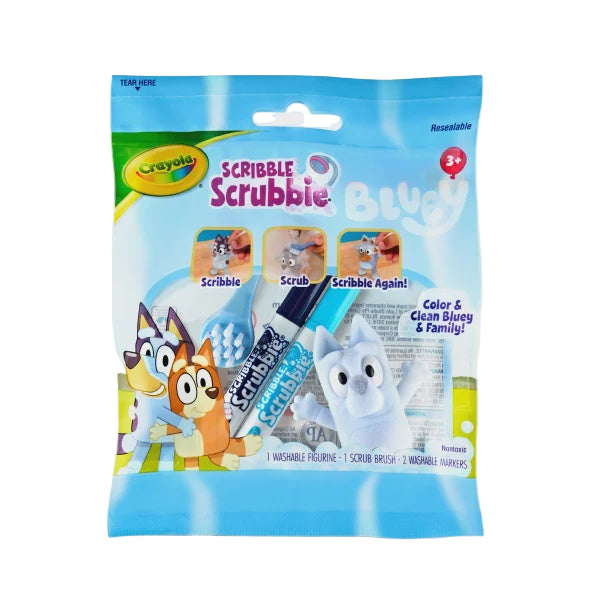 Crayola Scribble Scrubbie Pets Bluey Assorted