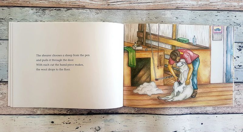 On the Farm – Shearing  by Lee Lamb