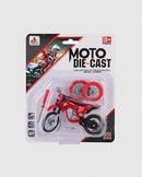 DIY Moto Die-Cast Motorbike Assorted Colours