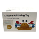Silicone Crab Pull String Sensory Toy