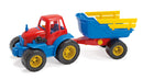 Dantoy | Tractor W/Trailer-Plastic Wheels