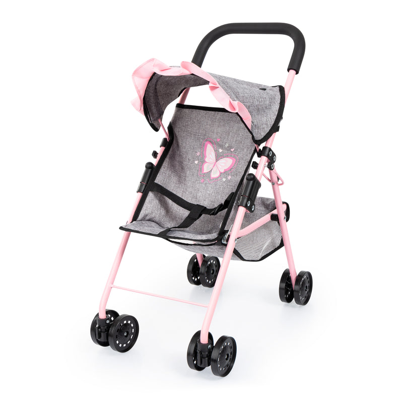 Bayer | DOLLS STROLLER & ACESSORIES - Pink & Grey  RRP $199.99