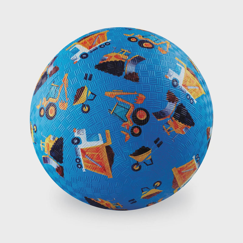 Crocodile Creek | 7" Playground Ball - Blue Construction