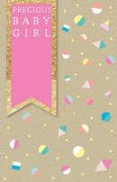 Precious Baby Girl Card Couture
