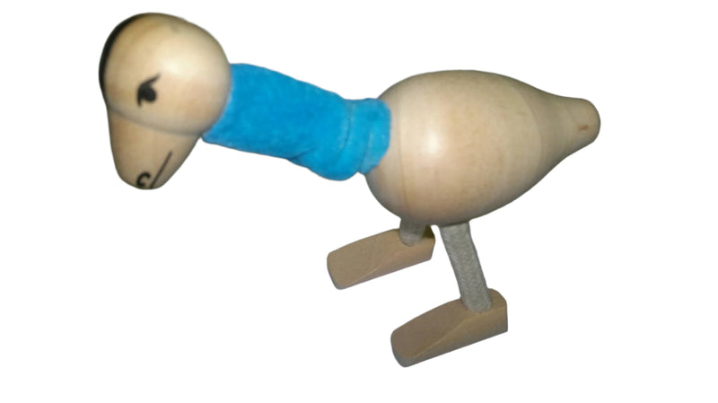 Anamalz Poseable Wood Figurine - Emu
