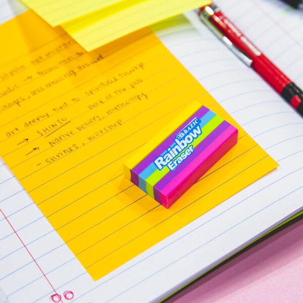 Bazic | Rainbow Eraser (4/Pack)