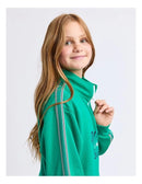 Eve girl | Ultimate 1/4 Zip Crew Sweatshirt (8 - 14 Years) in Green