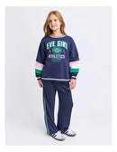 Eve Girl | Ultimate Panel Crew Sweatshirt (8 - 14Years) in Navy