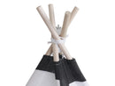 Black & White Stripes Teepee