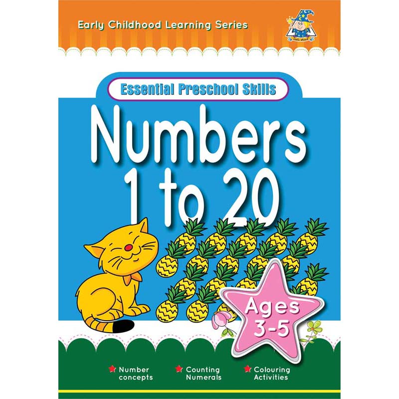 Greenhill  | Activity Book 3-5yr Numbers 1 To 20