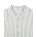 Bébé | Evan Stripe Shirt 3-7y - Green Stripe
