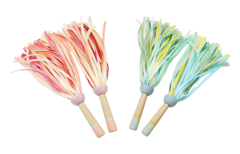 Wooden Cheer Pom Poms