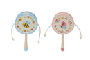 Wooden Bumble Bee & Butterfly Monkey Drum