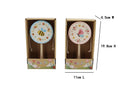 Wooden Bumble Bee & Butterfly Monkey Drum