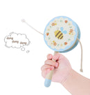 Wooden Bumble Bee & Butterfly Monkey Drum