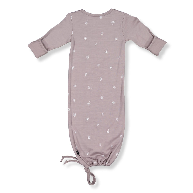 LFOH | Newcomer Baby Gown - Taupe Nature