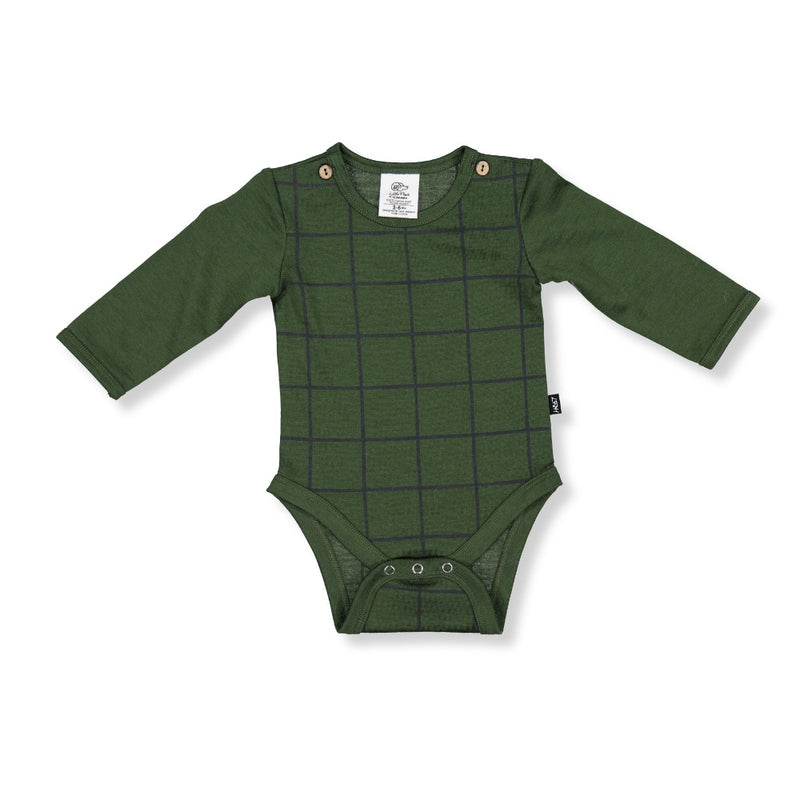 LFOH | Riley Bodysuit - Forest Check