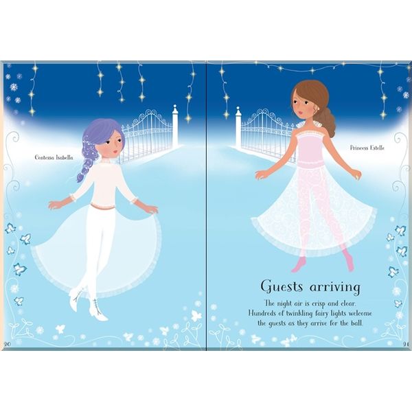 Snow Princess Design Usborne | Little Sticker Dolly Snow Princess