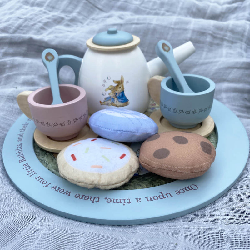 Peter Rabbit 11 Piece Wooden Tea Party Set