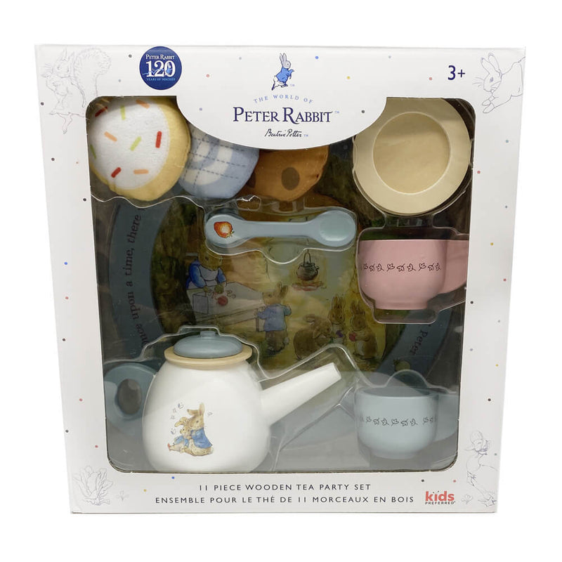 Peter Rabbit 11 Piece Wooden Tea Party Set