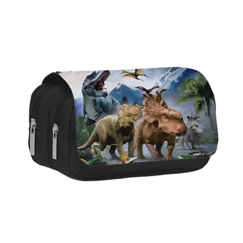 Dinosaur Snow mountain Pencil Case