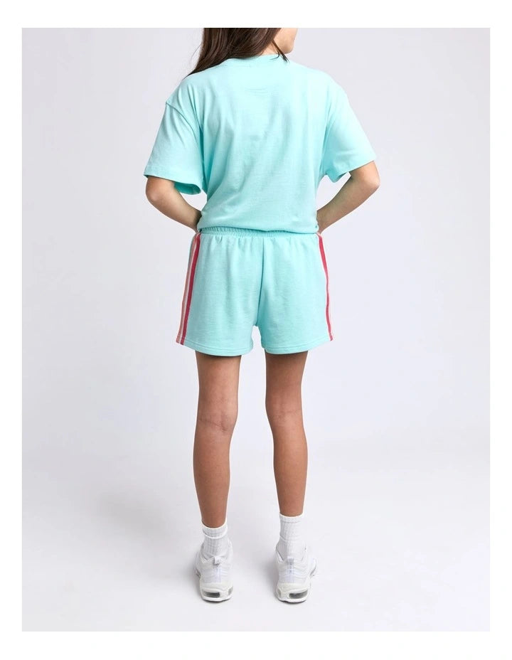 Eve Girl Retro Tee (8 - 14 Years) in Light Blue