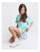 Eve Girl | Retro Fleece Short (8 - 14 Years) in Light Blue