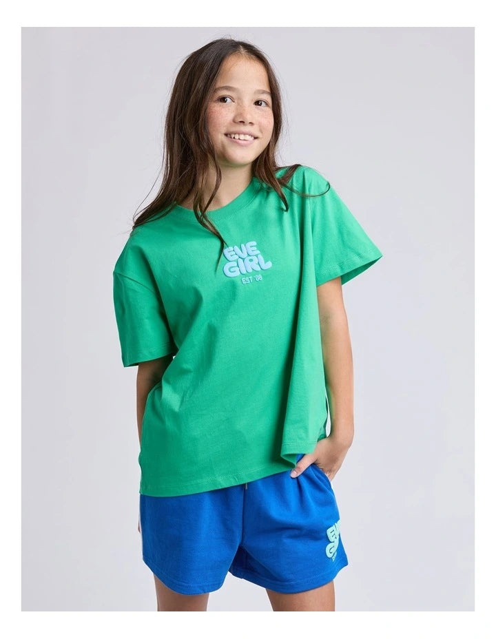 Eve Girl | Sports Club Tee (8 - 14 Years) in Green