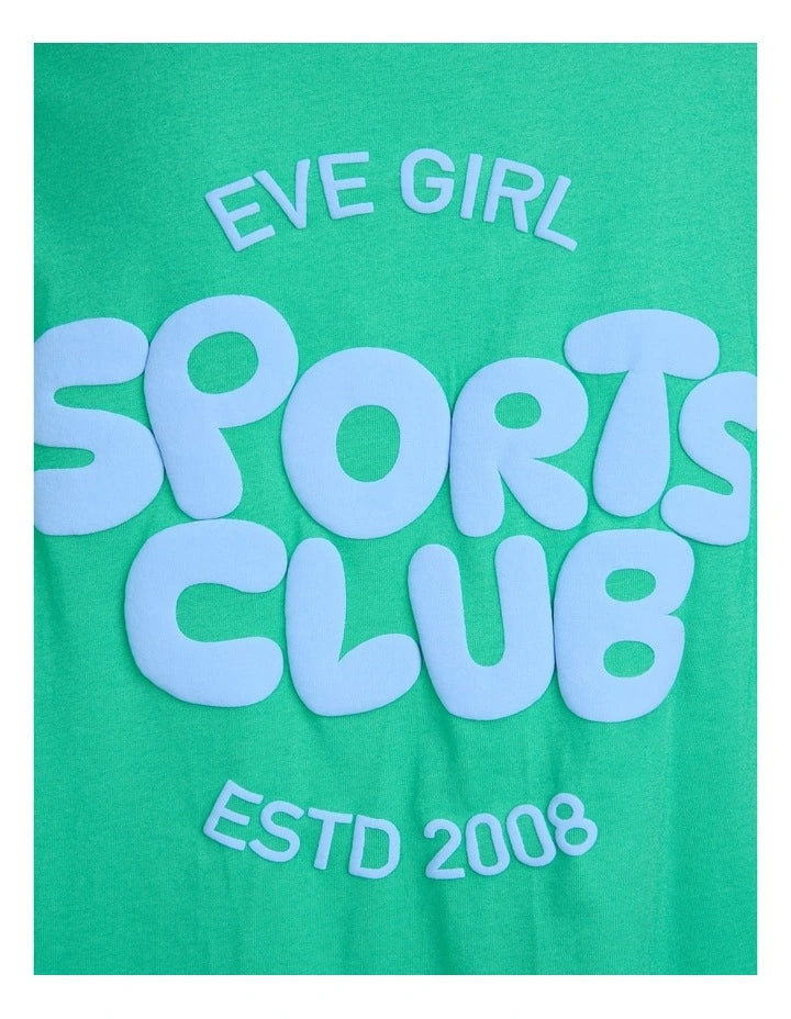 Eve Girl | Sports Club Tee (8 - 14 Years) in Green