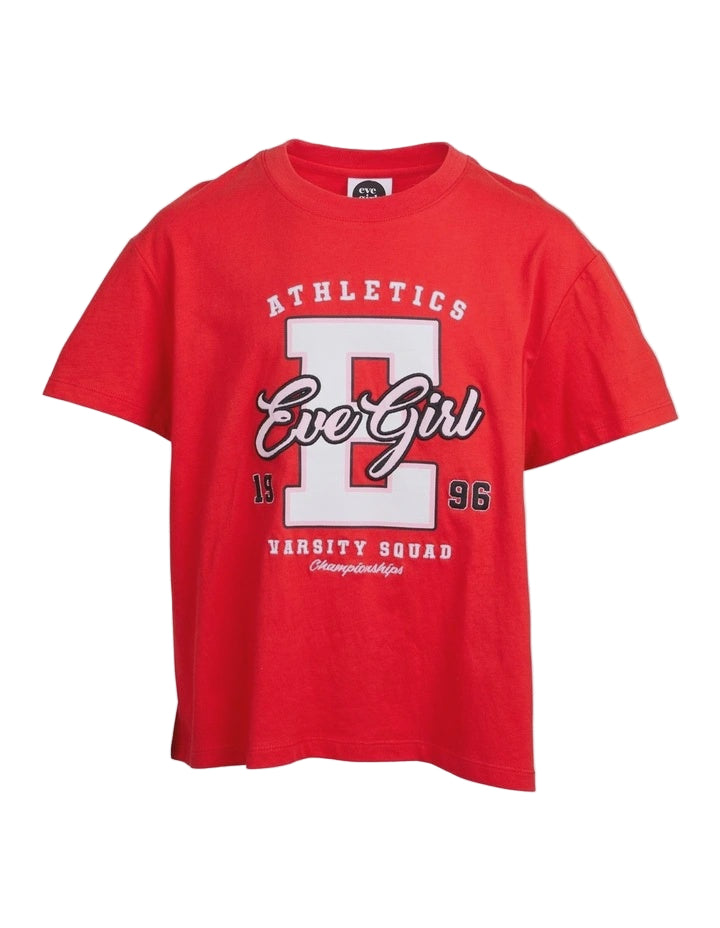 Eve Girl | Champion Tee (8 - 14 Years) in Red