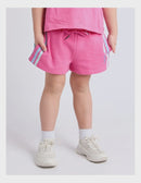 Eve Girl | Retro Fleece Short (3 - 7 Years) in Pink