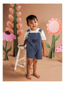 Animal Crackers | Vertical Overalls in Blue