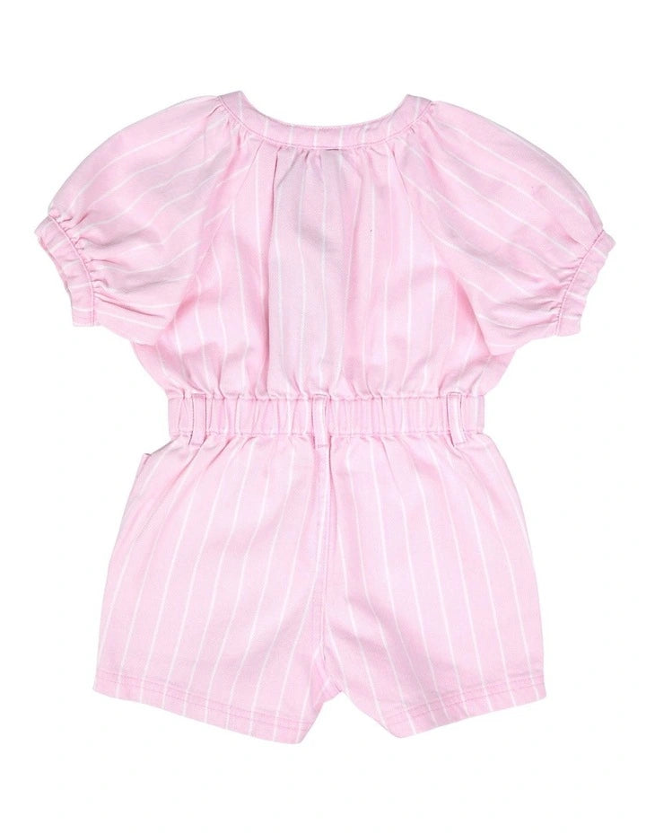 Animal Crackers | Penny Playsuit In Pink