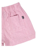 Animal Crackers | Textured Short in Pink