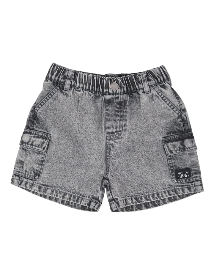 Animal Crackers | Worn Short in Washed Black