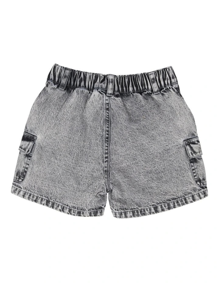 Animal Crackers | Worn Short in Washed Black
